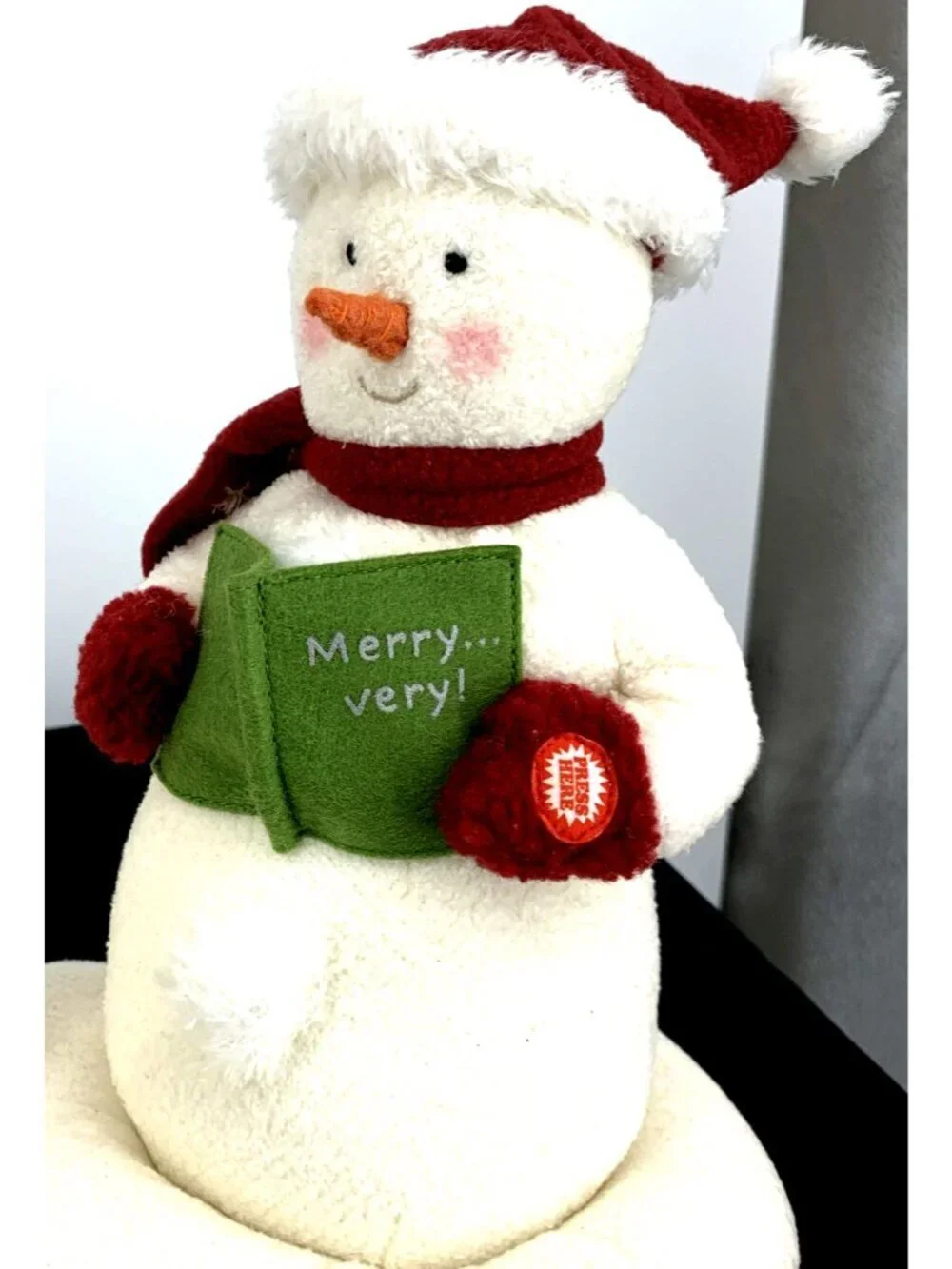 Hallmark Jingle Pals Mr & Mrs Snowmen Animated Musical Vintage Battery Operated - Picture 3 of 12